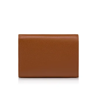 Mooncrest – Billetera compacta – Piel de becerro granulada – Cuoio