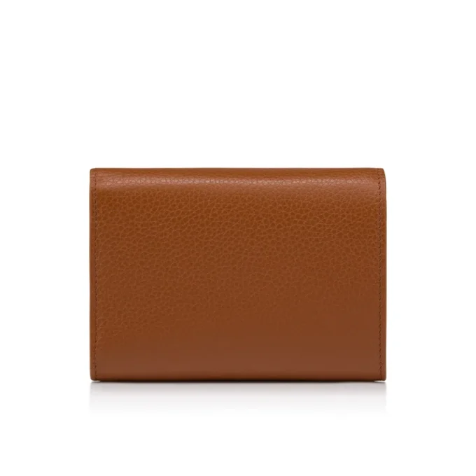 Mooncrest – Billetera compacta – Piel de becerro granulada – Cuoio