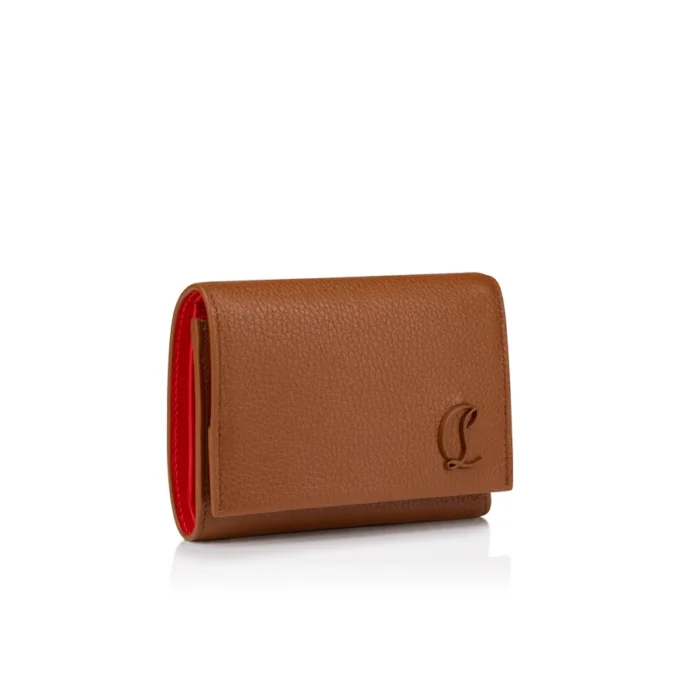Mooncrest – Billetera compacta – Piel de becerro granulada – Cuoio