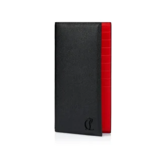 Mooncrest – Cartera larga – Piel de becerro Alpin – Negro