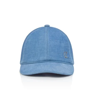 Mooncrest Cl Ac – Gorra de béisbol – Piel de becerro y lona – Ceruleo