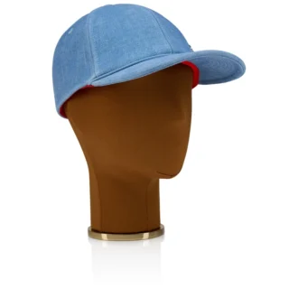 Mooncrest Cl Ac – Gorra de béisbol – Piel de becerro y lona – Ceruleo