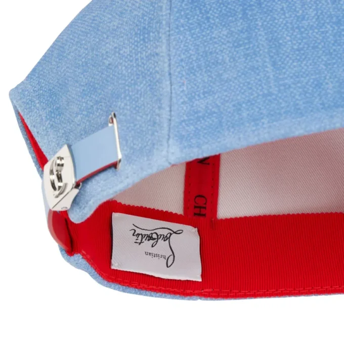 Mooncrest Cl Ac – Gorra de béisbol – Piel de becerro y lona – Ceruleo Mooncrest Cl Ac – Gorra de béisbol – Piel de becerro y lona – Ceruleo