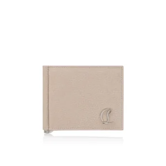 Mooncrest – Llavero – Piel de becerro granulada – Beige