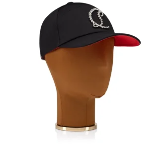 Mooncrest Stones – Gorra de béisbol – Algodón y strass – Negro