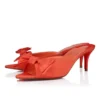 Mulazee – Mules de 60 mm – Taftas de seda – Caruzo – Mujer Mulazee – Mules de 60 mm – Taftas de seda – Caruzo – Mujer