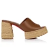 Mule Calakala – Mules de 85 mm – Piel de cordero napa – Cuoio – Mujer Mule Calakala – Mules de 85 mm – Piel de cordero napa – Cuoio – Mujer