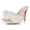 Mule Mere Lachaise – Mules de 120 mm – Satén crepé – Marfil – Mujer Mule Mere Lachaise – Mules de 120 mm – Satén crepé – Marfil – Mujer