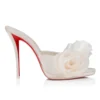 Mule Mere Lachaise – Mules de 120 mm – Satén crepé – Marfil – Mujer Mule Mere Lachaise – Mules de 120 mm – Satén crepé – Marfil – Mujer