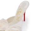 Mule Mere Lachaise – Mules de 120 mm – Satén crepé – Marfil – Mujer Mule Mere Lachaise – Mules de 120 mm – Satén crepé – Marfil – Mujer