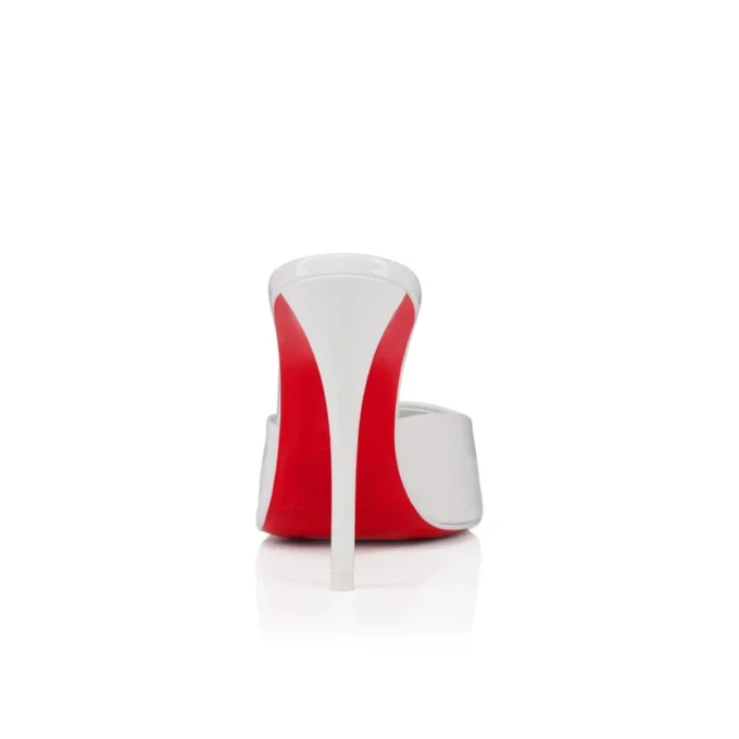 Mule Miss Z – Mules de 100 mm – Piel de becerro charol – Bianco – Mujer Mule Miss Z – Mules de 100 mm – Piel de becerro charol – Bianco – Mujer