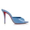 Mule Miss Z – Mules de 100 mm – Piel de becerro charol – Ceruleo – Mujer Mule Miss Z – Mules de 100 mm – Piel de becerro charol – Ceruleo – Mujer