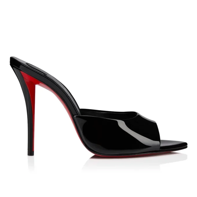 Mule Miss Z – Mules de 100 mm – Piel de becerro charol – Negro – Mujer Mule Miss Z – Mules de 100 mm – Piel de becerro charol – Negro – Mujer