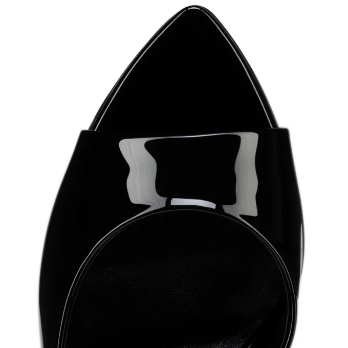 Mule Miss Z – Mules de 100 mm – Piel de becerro charol – Negro – Mujer Mule Miss Z – Mules de 100 mm – Piel de becerro charol – Negro – Mujer