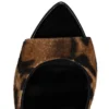 Mule Miss Z – Mules de 100 mm – Piel de becerro peluda estampada «Bengali», piel de cabrito y piel brillante – Marrón – Mujer Mule Miss Z – Mules de 100 mm – Piel de becerro peluda estampada «Bengali», piel de cabrito y piel brillante – Marrón – Mujer