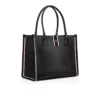 Nastroloubi L – Bolso Tote – Piel de becerro granulada – Negro Nastroloubi L – Bolso Tote – Piel de becerro granulada – Negro