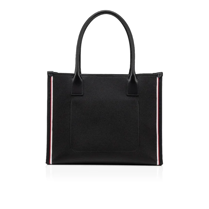 Nastroloubi L – Bolso Tote – Piel de becerro granulada – Negro Nastroloubi L – Bolso Tote – Piel de becerro granulada – Negro