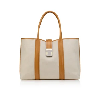 Nox – Bolsos Tote – Lona de lino – Natural