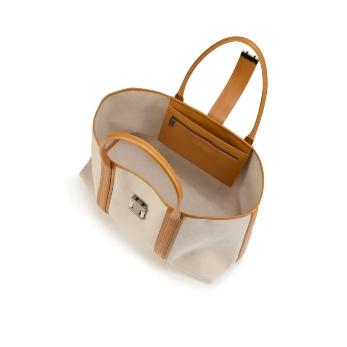 Nox – Bolsos Tote – Lona de lino – Natural