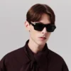 Nuestras Georges Lb0027 – Gafas de sol – Acetato – Negro brillante Nuestras Georges Lb0027 – Gafas de sol – Acetato – Negro brillante