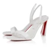 O Condora – Sandalias de tiras de 85 mm – Charol – Bianco – Mujer