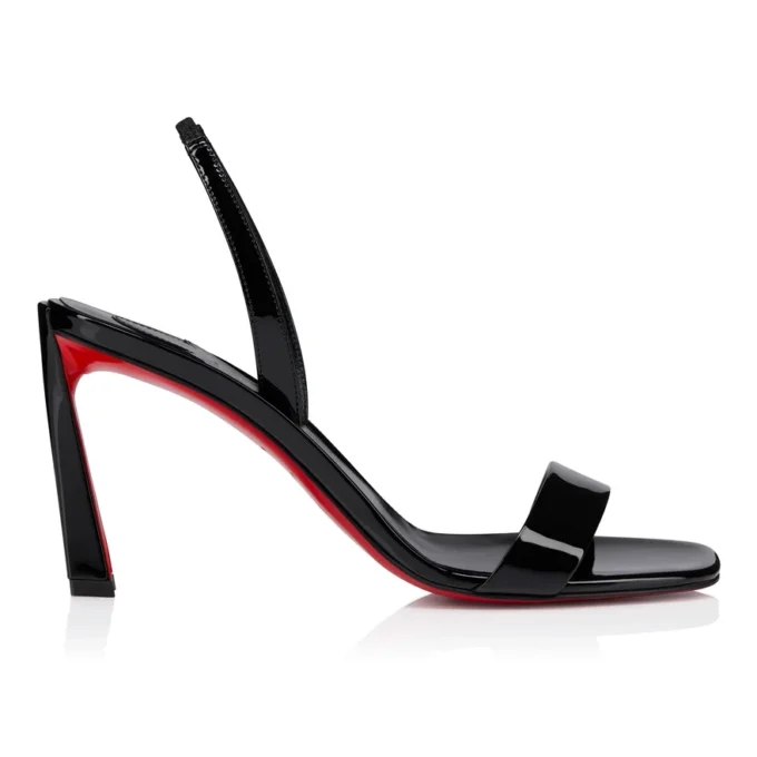 O Condora – Sandalias de tiras de 85 mm – Charol – Negro – Mujer O Condora – Sandalias de tiras de 85 mm – Charol – Negro – Mujer