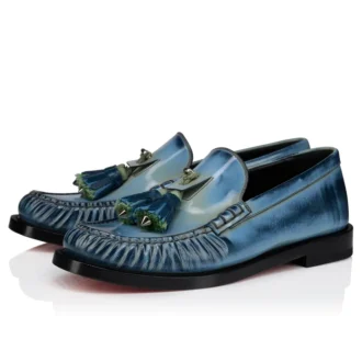 Orlando – Mocasines – Piel de becerro cepillada – Ceruleo – Hombre Orlando – Mocasines – Piel de becerro cepillada – Ceruleo – Hombre