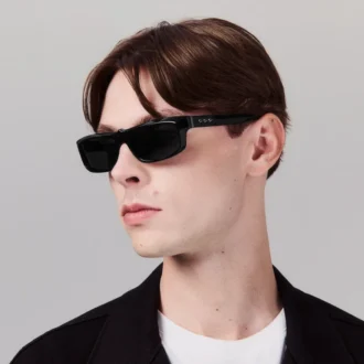 Our Georges Lb0028 – Gafas de sol – Acetato – Negro brillante