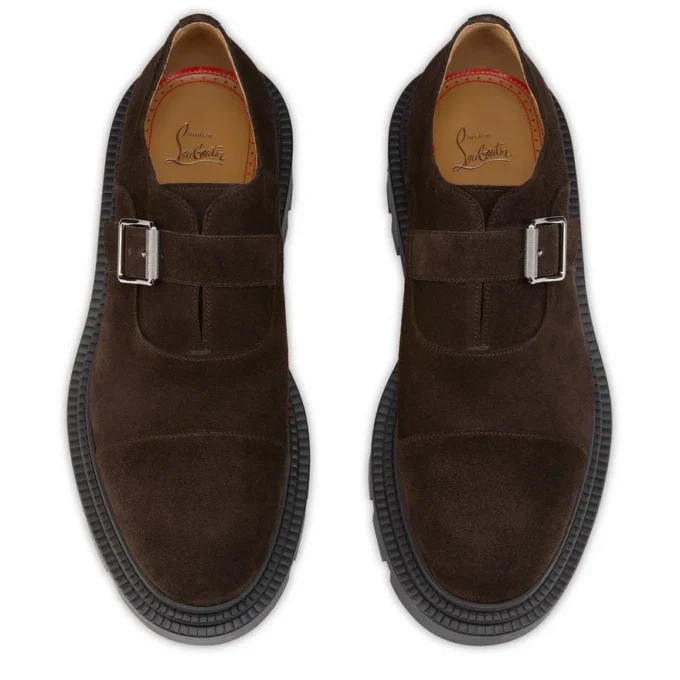 Oxyford College – Monk-Straps – Piel de becerro invertida – Cafa – Hombre Oxyford College – Monk-Straps – Piel de becerro invertida – Cafa – Hombre