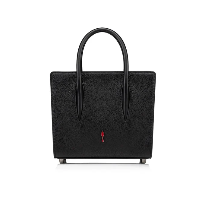 Paloma Mini – Bolso de Asa Superior – Piel de becerro granulada y tachuelas Loubinthesky – Negro Paloma Mini – Bolso de Asa Superior – Piel de becerro granulada y tachuelas Loubinthesky – Negro