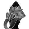 Pellicola – Sandalias de 100 mm – Piel de cordero napa, satén crepé y malla – Negro – Mujer Pellicola – Sandalias de 100 mm – Piel de cordero napa, satén crepé y malla – Negro – Mujer