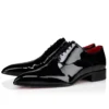 Pelvis – Zapatos Oxford – Piel de becerro charol – Negro – Hombre Pelvis – Zapatos Oxford – Piel de becerro charol – Negro – Hombre