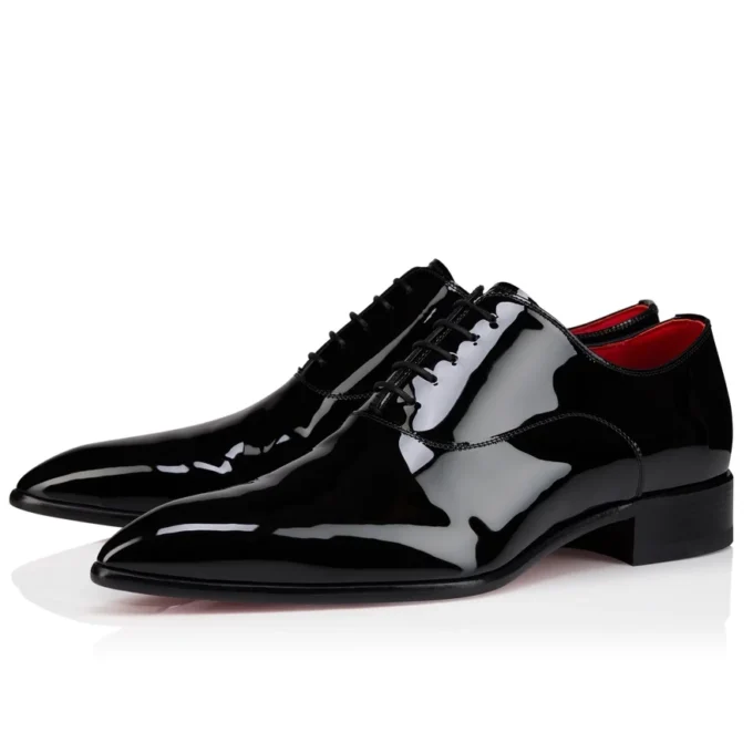 Pelvis – Zapatos Oxford – Piel de becerro charol – Negro – Hombre Pelvis – Zapatos Oxford – Piel de becerro charol – Negro – Hombre