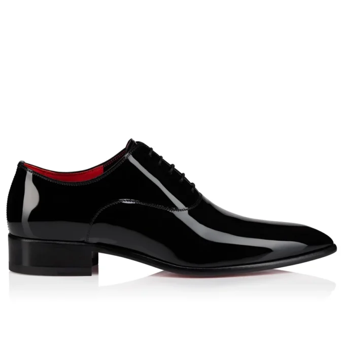 Pelvis – Zapatos Oxford – Piel de becerro charol – Negro – Hombre Pelvis – Zapatos Oxford – Piel de becerro charol – Negro – Hombre