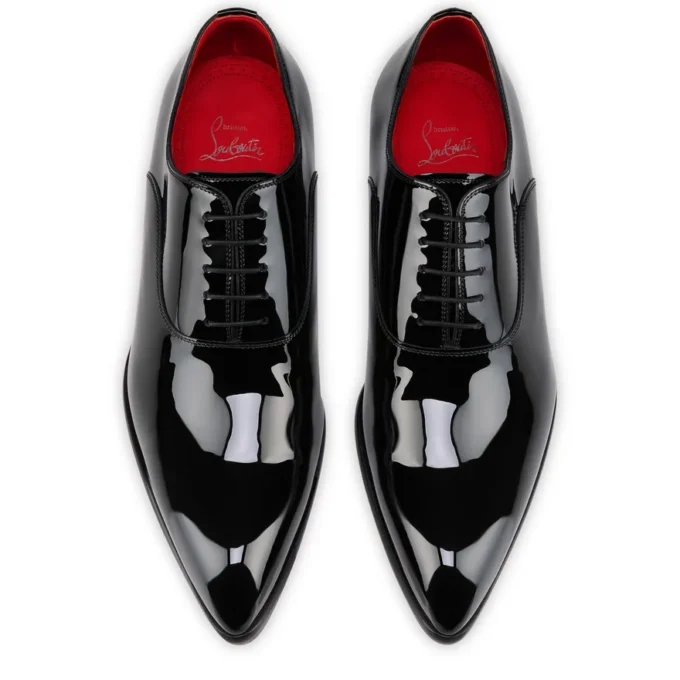 Pelvis – Zapatos Oxford – Piel de becerro charol – Negro – Hombre Pelvis – Zapatos Oxford – Piel de becerro charol – Negro – Hombre