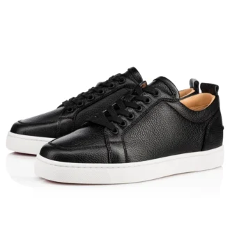 Rantulow – Zapatillas – Piel de becerro granulada – Negro – Hombre