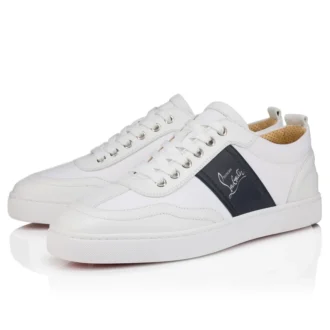 Retero – Zapatillas – Piel de becerro granulada – Azul marino – Hombre