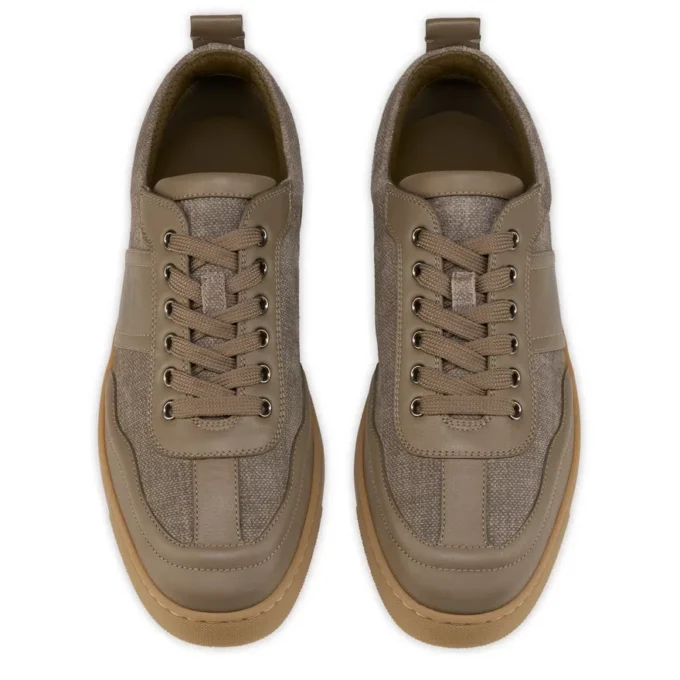 Retero – Zapatillas – Piel de becerro y lona – Silex – Hombre Retero – Zapatillas – Piel de becerro y lona – Silex – Hombre