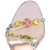 Rosa Z Jewel – Sandalias de 100 mm – TPU, strass y piel de becerro laminada – Leche – Mujer Rosa Z Jewel – Sandalias de 100 mm – TPU, strass y piel de becerro laminada – Leche – Mujer