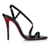 Rosa Z – Sandalias de 100 mm – Piel de becerro charol – Negro – Mujer Rosa Z – Sandalias de 100 mm – Piel de becerro charol – Negro – Mujer