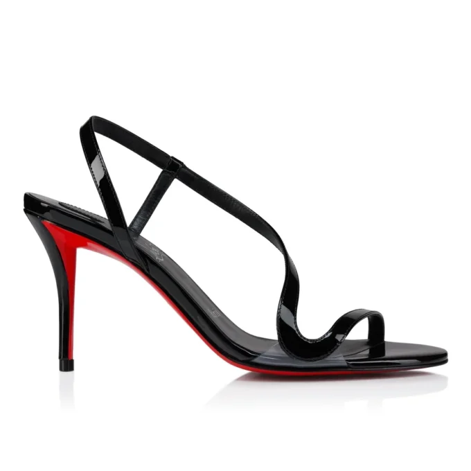 Rosa Z – Sandalias de 80 mm – Piel de becerro charol – Negro – Mujer Rosa Z – Sandalias de 80 mm – Piel de becerro charol – Negro – Mujer