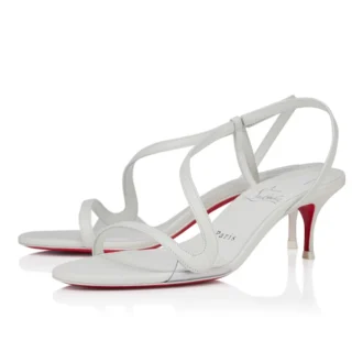 Rosalie – Sandalias de 55 mm – Piel de cabrito – Bianco – Mujer