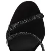 Rosalie Strass – Sandalias de 99 mm – Ante y strass – Negro – Mujer Rosalie Strass – Sandalias de 99 mm – Ante y strass – Negro – Mujer