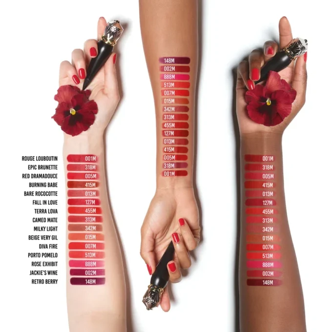 Rouge Louboutin Velvet Matte – Barra de Labios mate – Rouge Louboutin 001M Rouge Louboutin Velvet Matte – Barra de Labios mate – Rouge Louboutin 001M