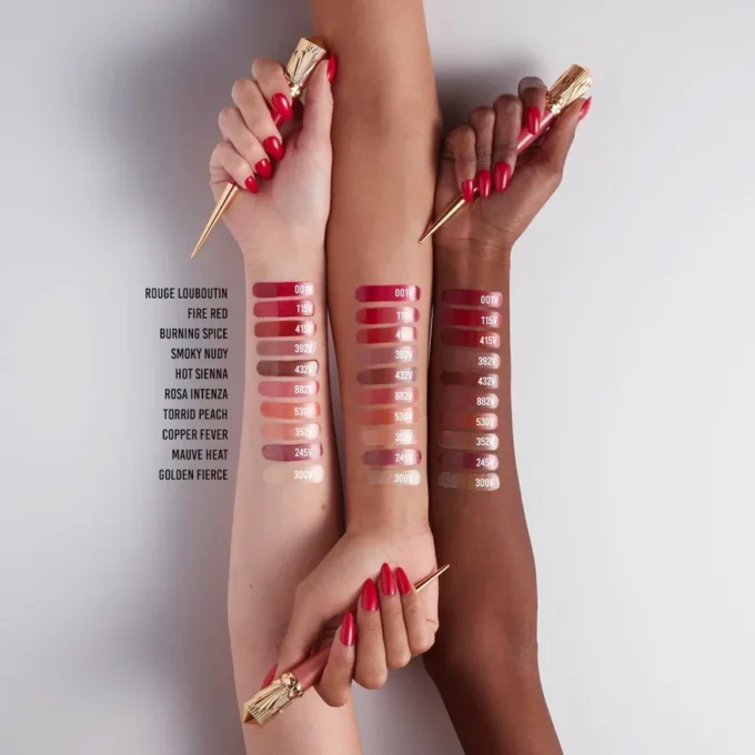 Rouge Stiletto Vinyl Gloss Copper Fever 352V Copper Fever – Christian Louboutin Belleza Estados Unidos