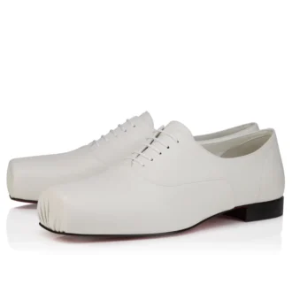 Ruben – Oxfords – Piel de cordero napa – Bianco – Hombre