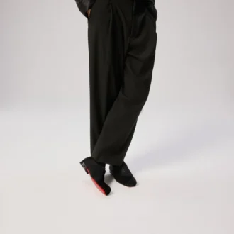 Ruben – Zapatos Oxford – Satén crepé – Negro – Hombre