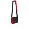 Ruisbuddy – Bolso tipo mensajero – Piel de becerro granulada y goma – Negro