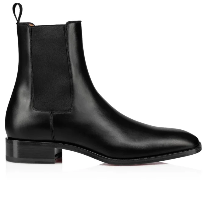 Samson – Botas – Piel de becerro lisa – Negro – Hombre Samson – Botas – Piel de becerro lisa – Negro – Hombre