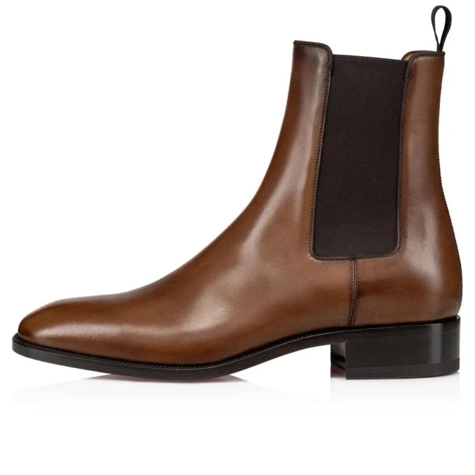 Samson – Botas – Piel de becerro patinada – Havane – Hombre Samson – Botas – Piel de becerro patinada – Havane – Hombre